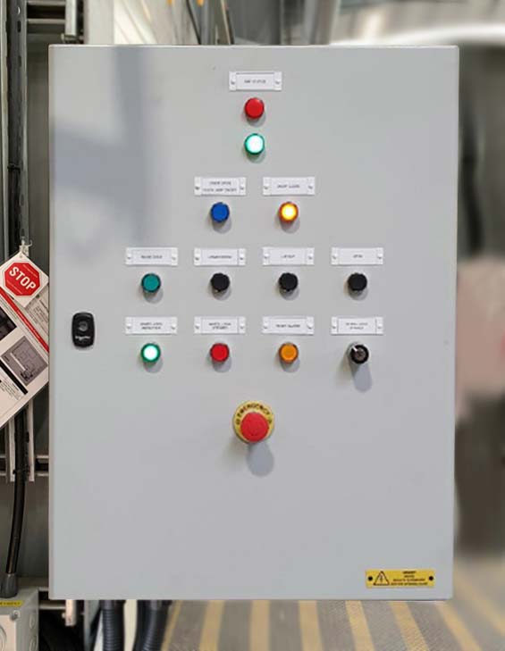 Portcullis control panel closed