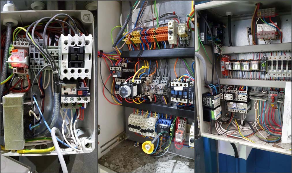 Dock entrance control panel