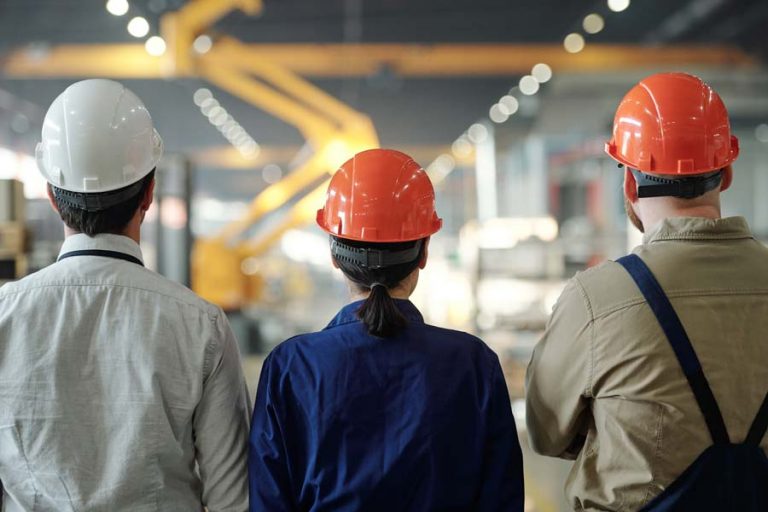 Portcullis team with PPE