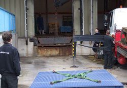 Dock leveller installation